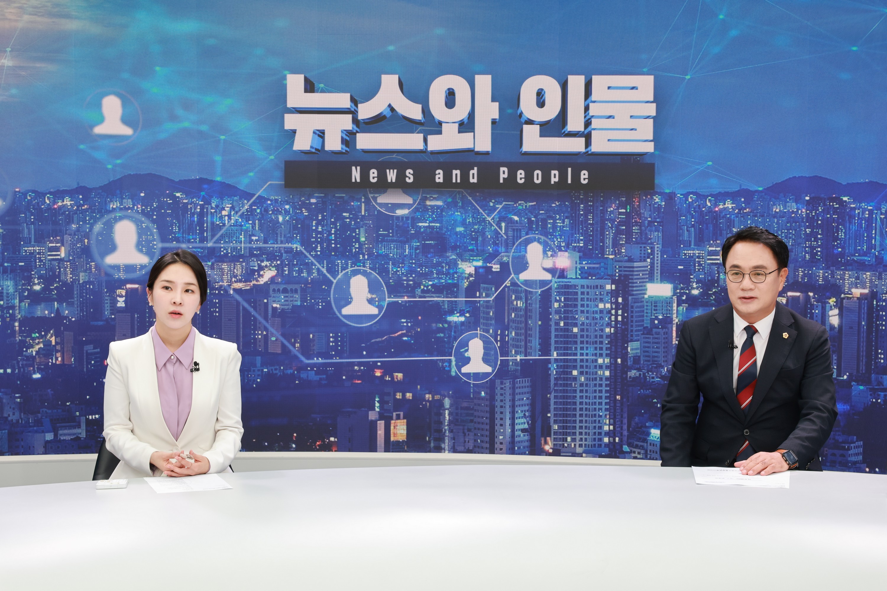 목포mbc 뉴스와인물 녹화 1