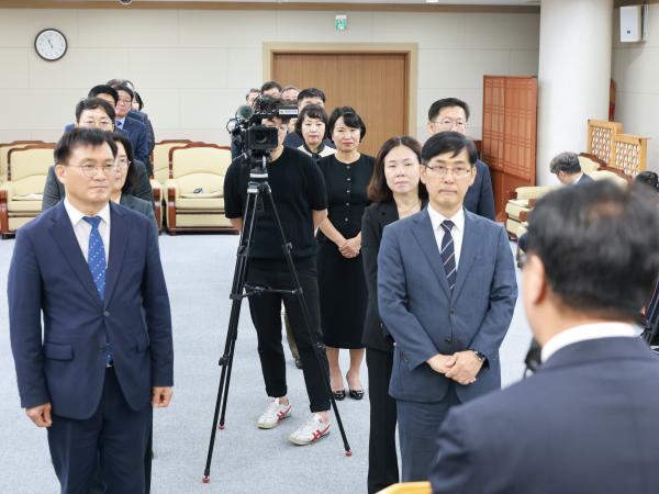 의회사무처 간부 상견례 3