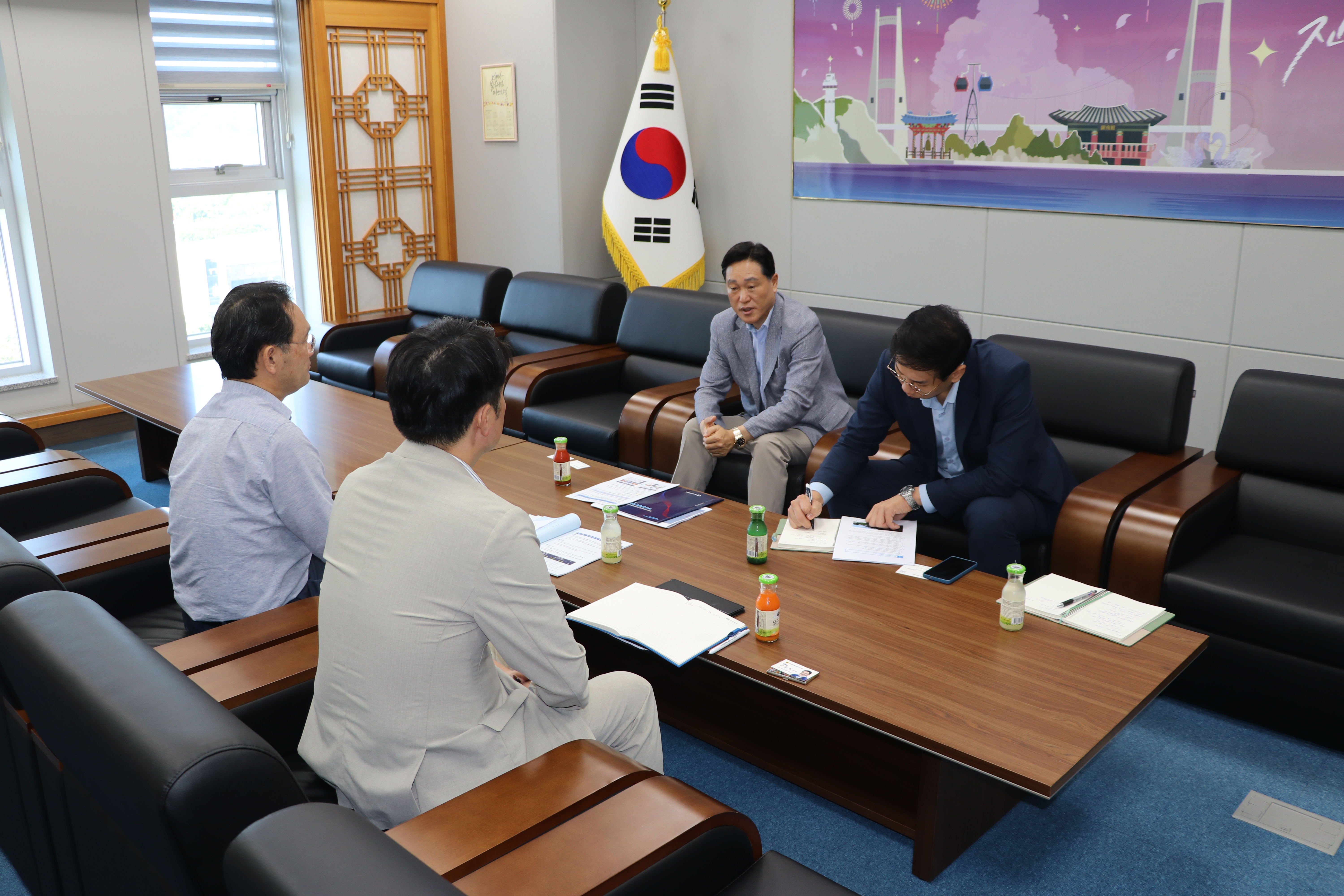 강문성 특별시의원, 기업ㆍ노동계 만나 여수산단 위기 해법 모색 2