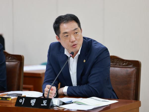 이행도 특별시의원,  “바다고리풀 기반 한우 메탄저감 기술 산업화 기대