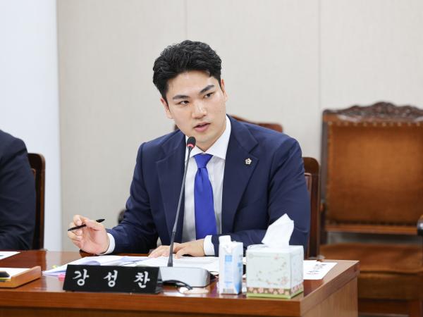 강성찬 통합특별시의원, ‘청년창업 성장단계별 지원체계 구축해야’  2