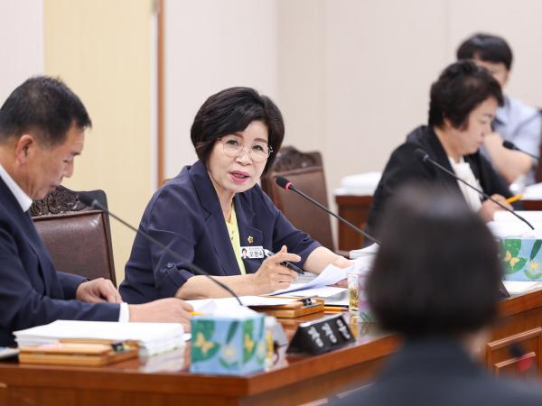 오행숙 통합특별시의원, 국민안전체험관 저조한 예산 집행률 질타! 2