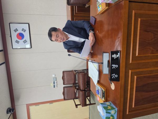 강경윤 통합특별시의원, 하천정비 예산 100% 집행…