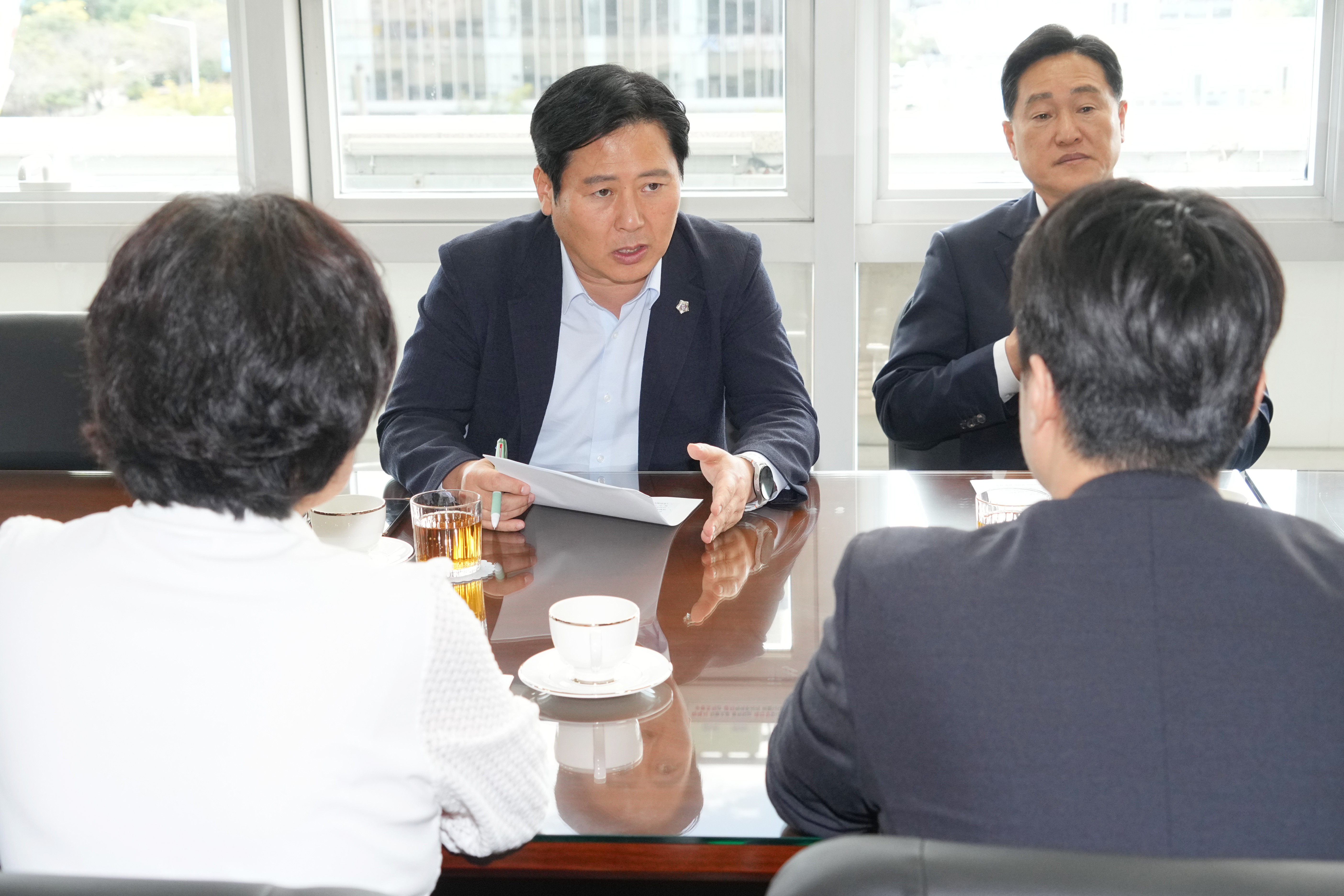 전남광주통합특별시의회 원내대표단 간담회  2