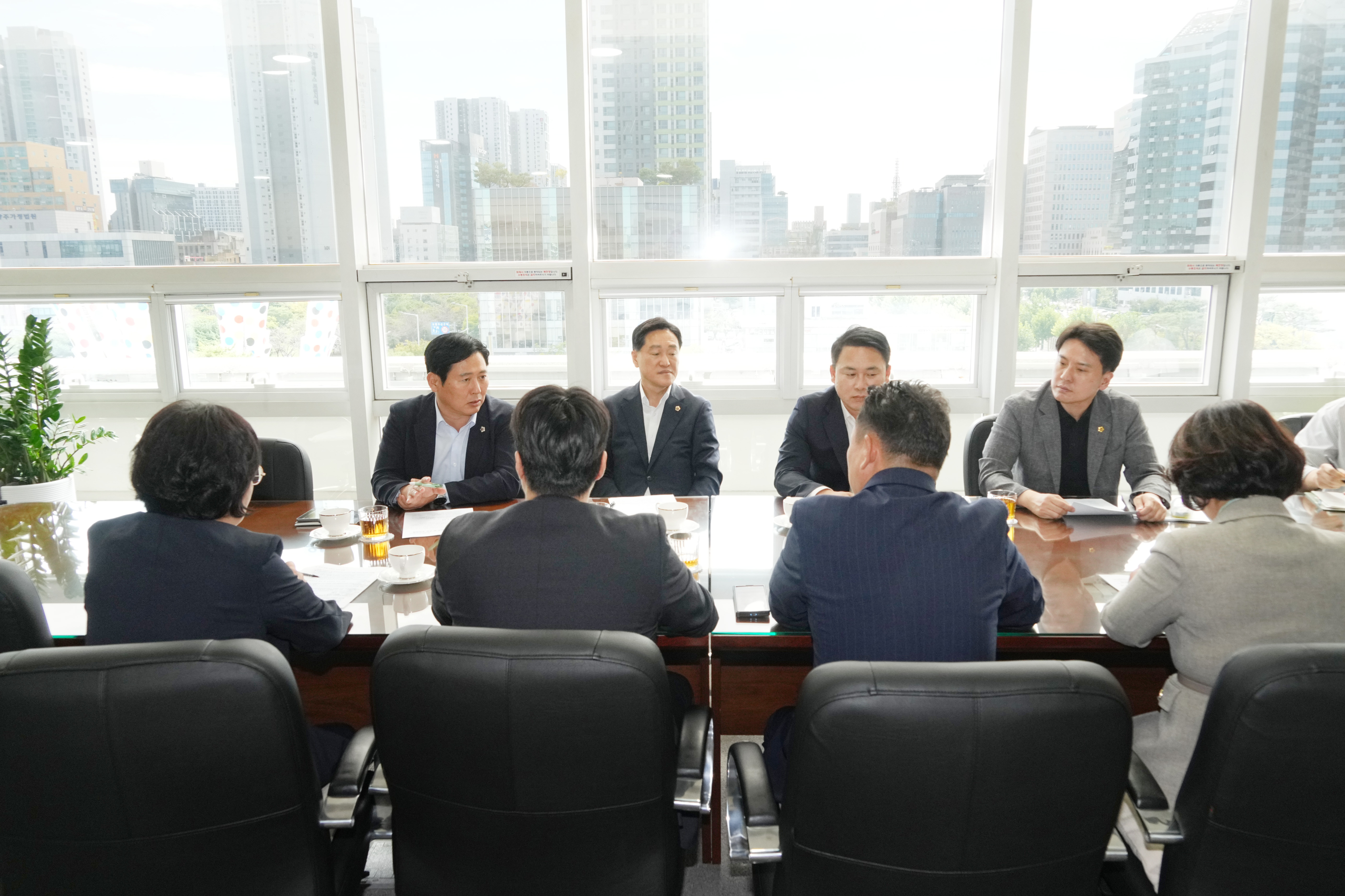 전남광주통합특별시의회 원내대표단 간담회  4
