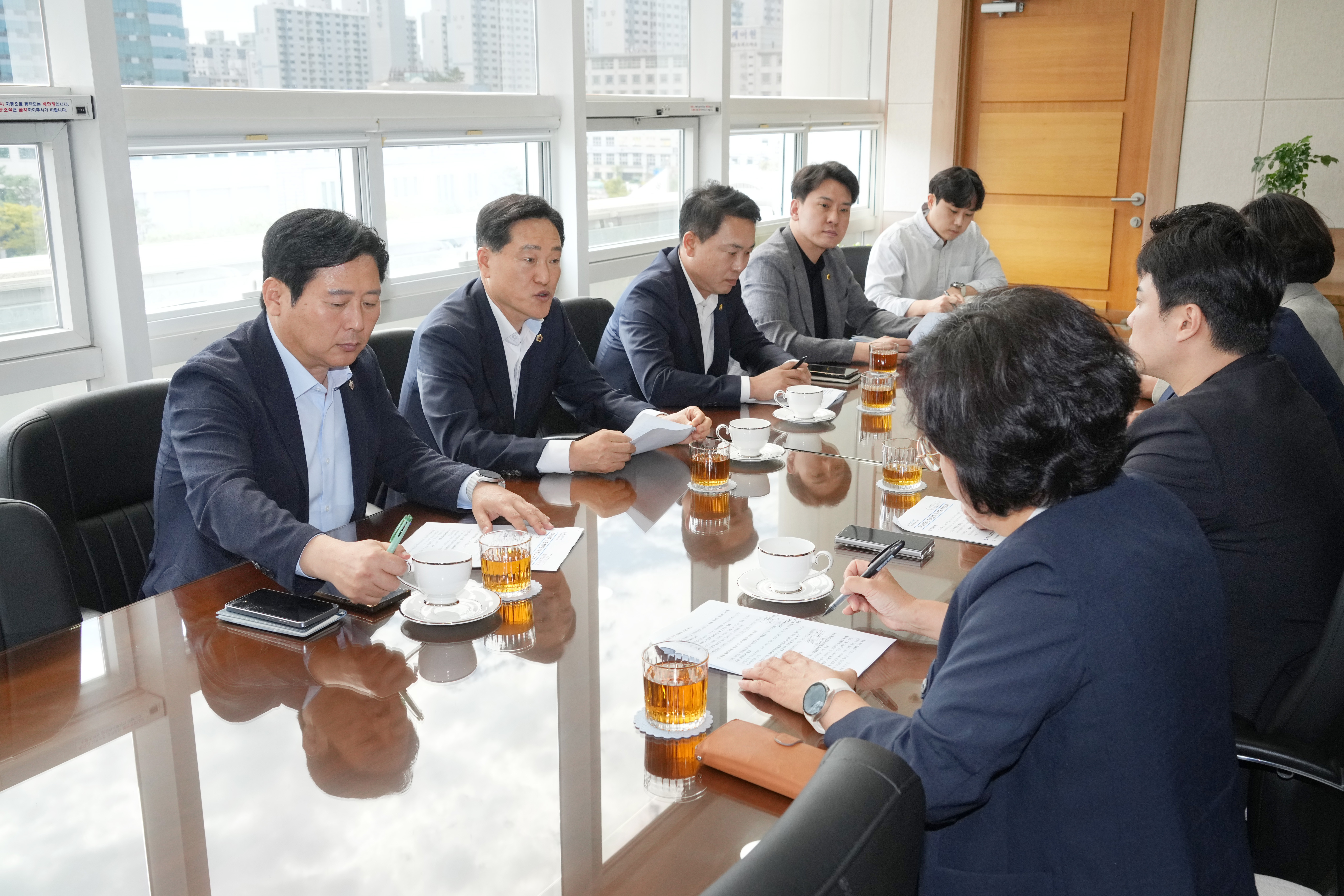 전남광주통합특별시의회 원내대표단 간담회  6