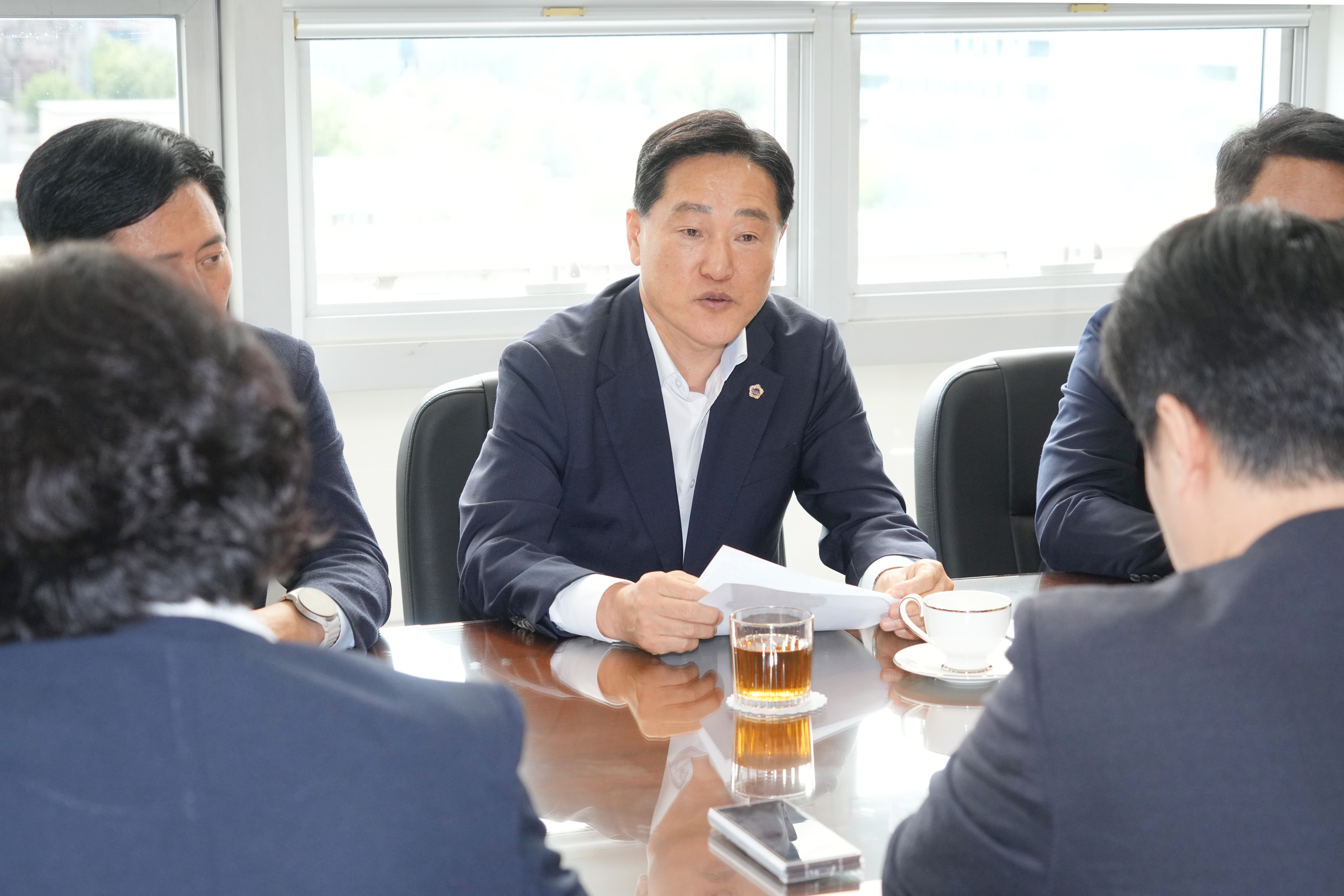 전남광주통합특별시의회 원내대표단 간담회  3