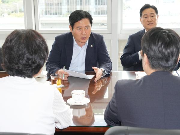 전남광주통합특별시의회 원내대표단 간담회  2