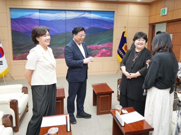 몽골 국립대학교협의회 사무국장 방문
