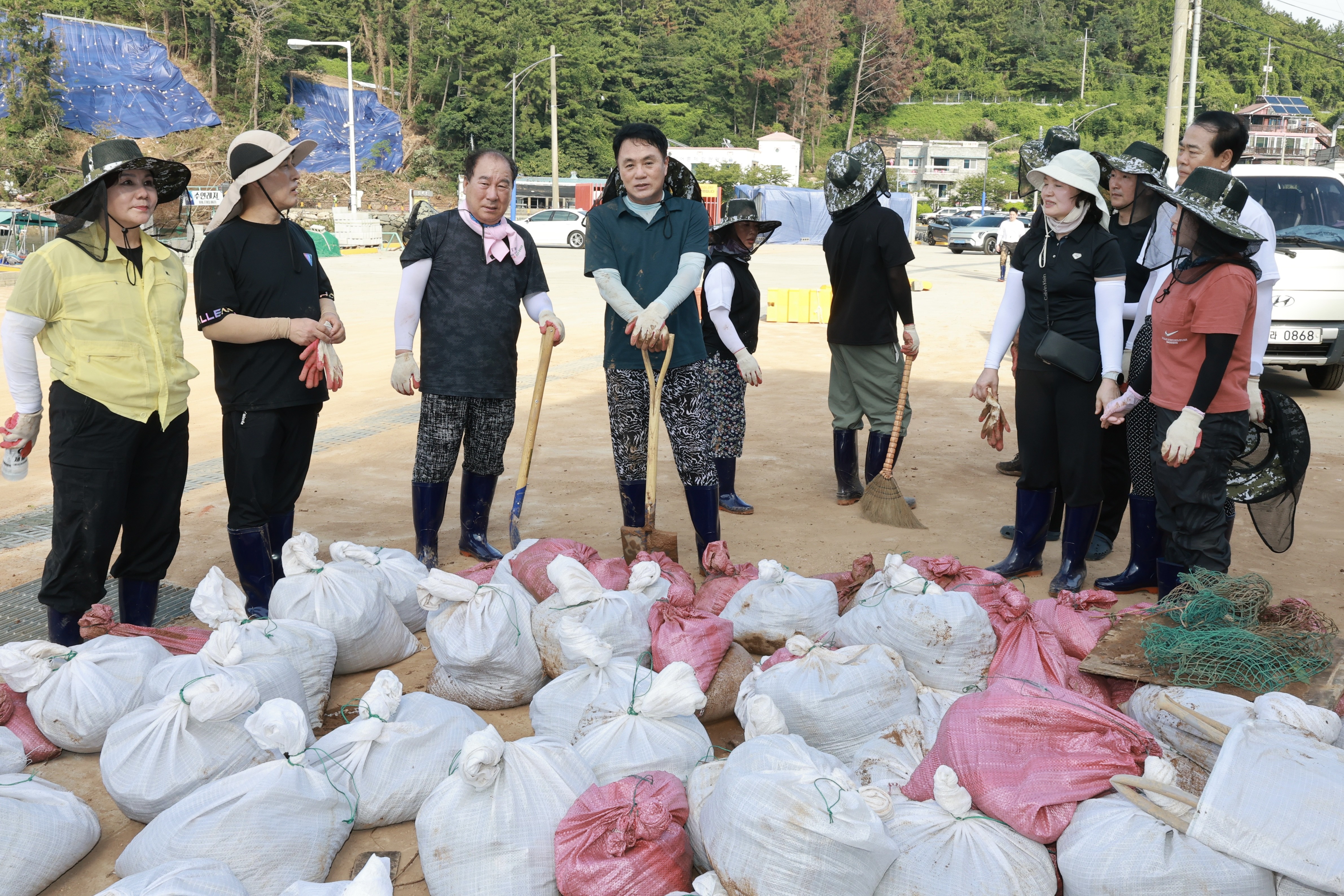 경상남도 호우 피해지역 수해 복구 4