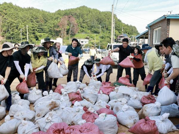 경상남도 호우 피해지역 수해 복구 7