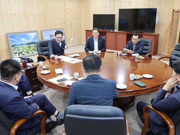 前 전라남도의회 의장단 예방 4