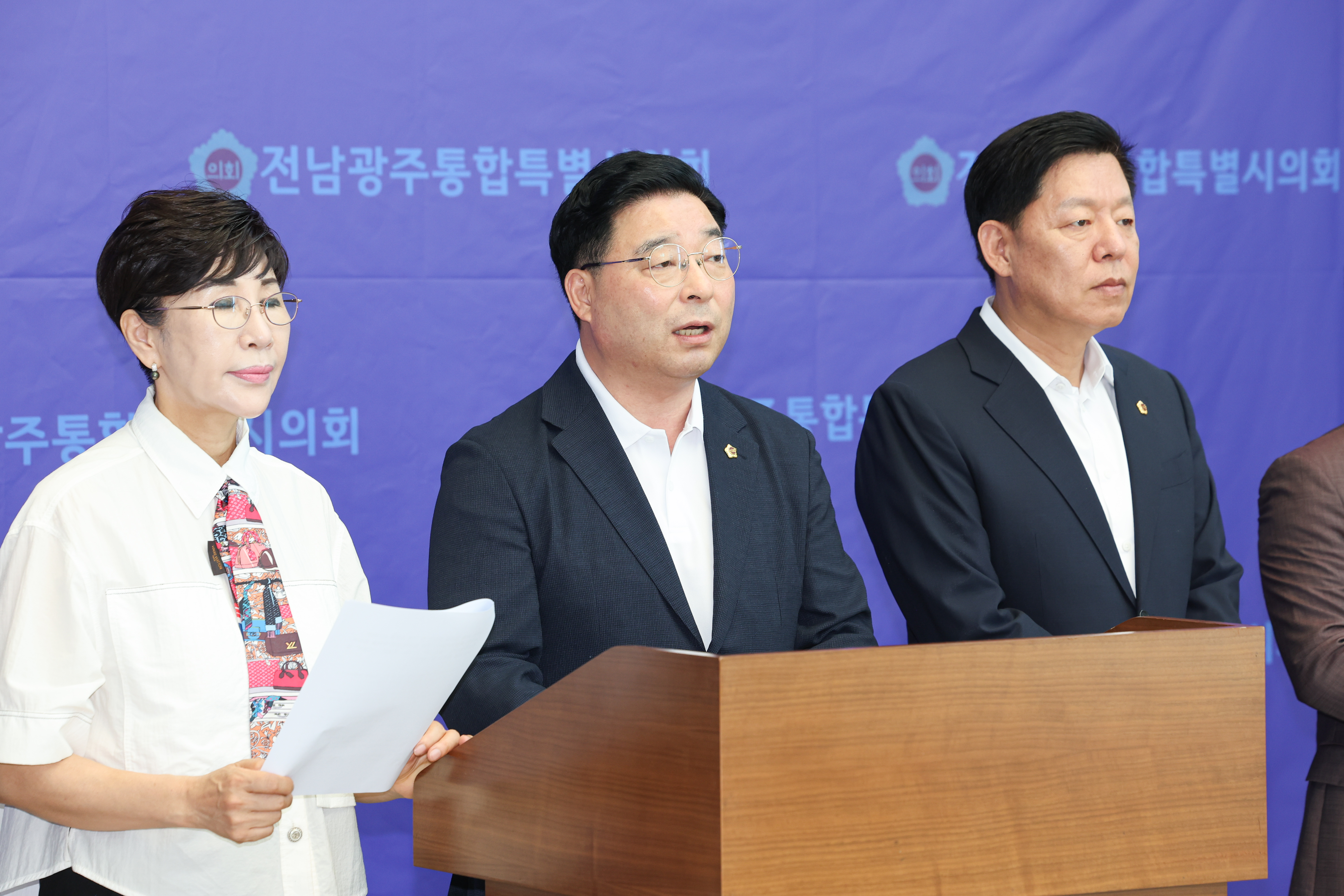 국립의대관련 성명서 기자회견 5