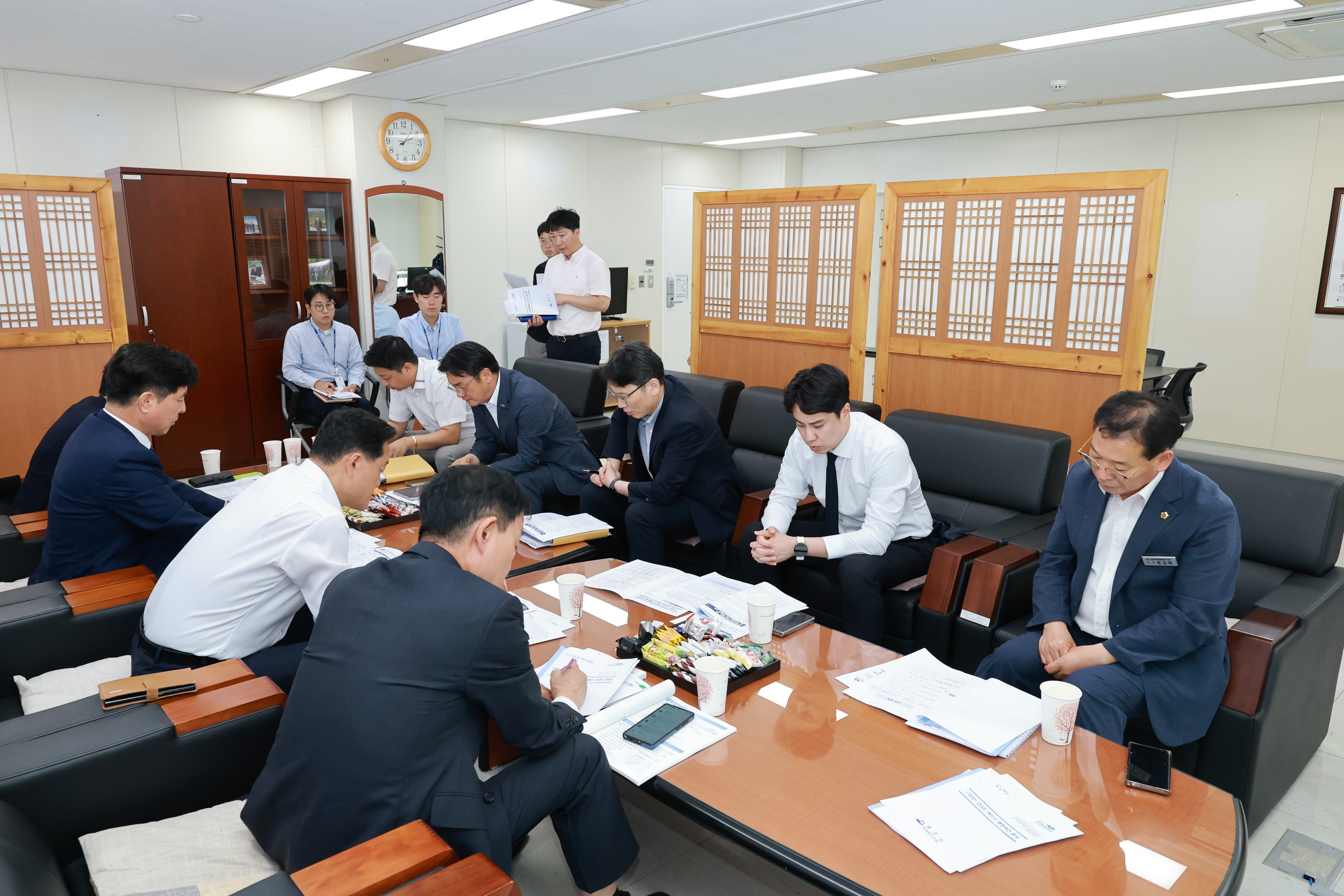 여수지역구 의원  예산담당관실 간담회 7