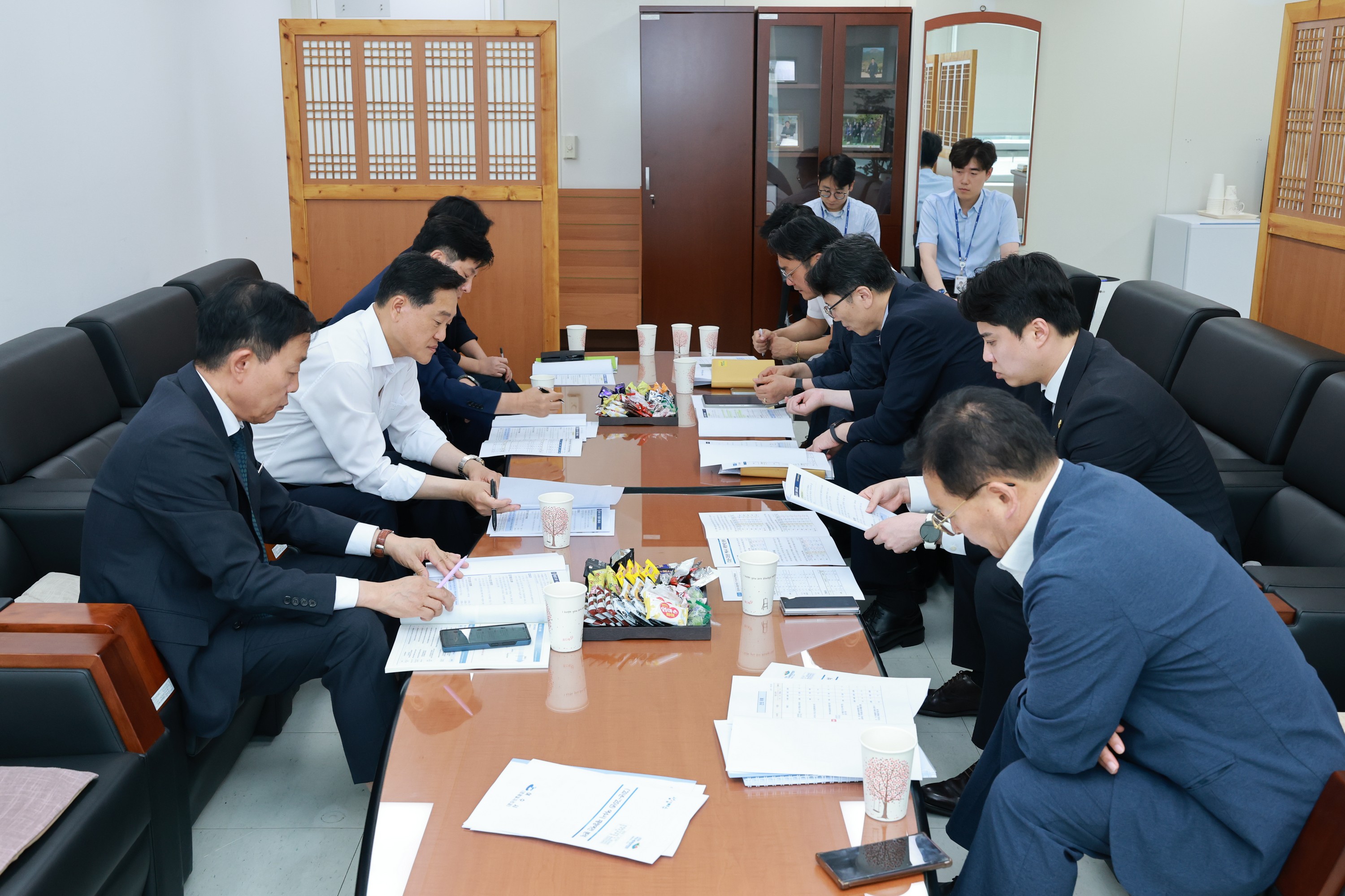 여수지역구 의원  예산담당관실 간담회 2