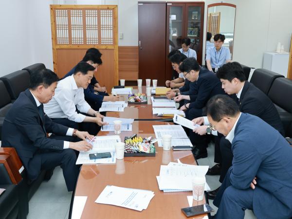 여수지역구 의원  예산담당관실 간담회 2
