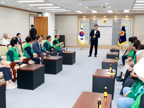고흥군 새마을회 의회 방문 6