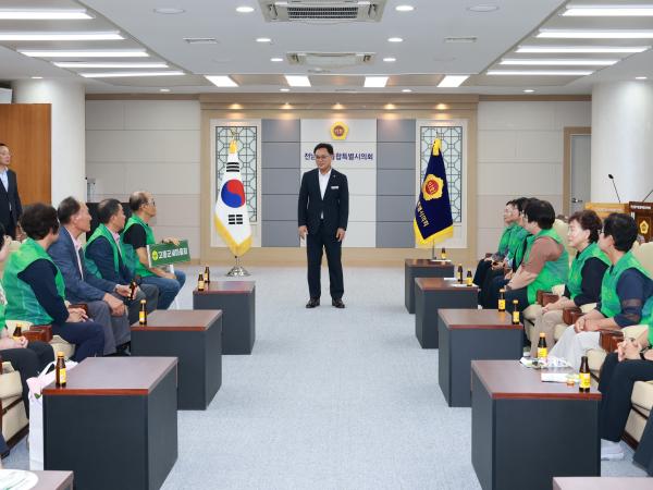 고흥군 새마을회 의회 방문 5