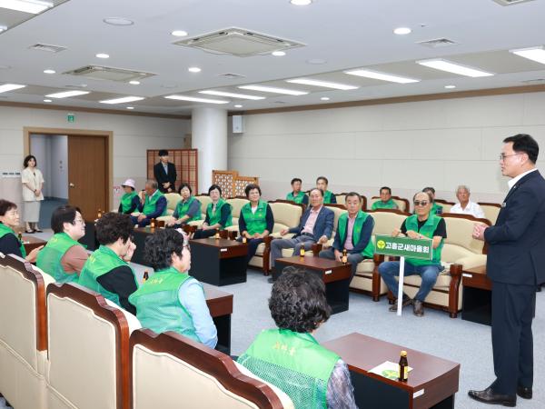 고흥군 새마을회 의회 방문 3