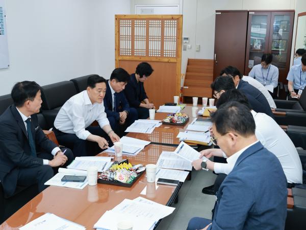 여수지역구 의원  예산담당관실 간담회