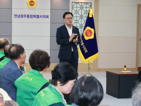 고흥군 새마을회 의회 방문