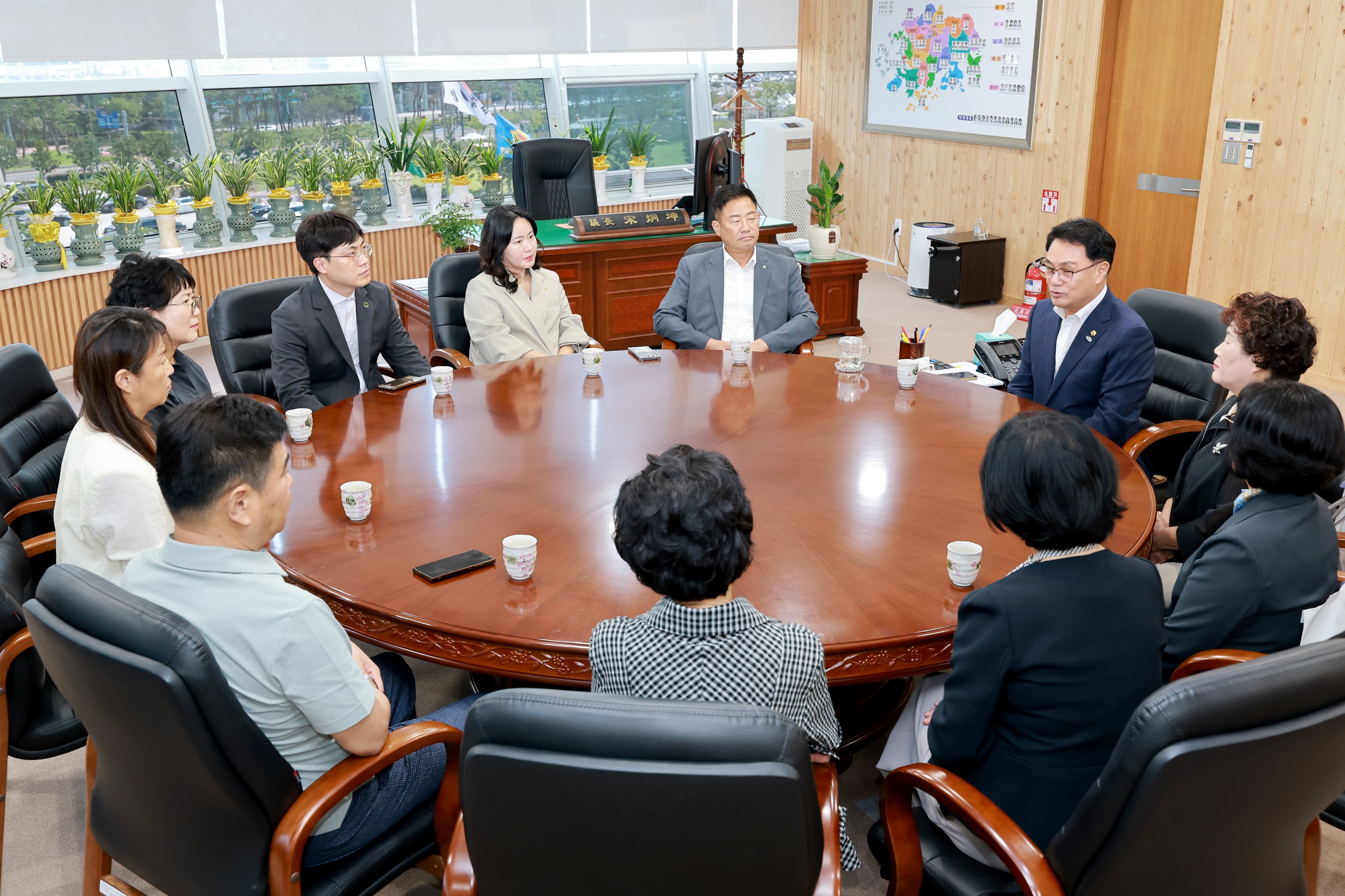 민주평통 고흥군협의회 의회 방문 8