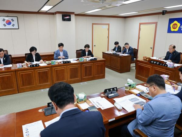  제2회 임시회 안전건설위원회 업무보고 등 회의 3