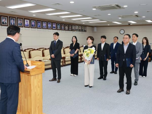 하반기 수시인사 임용장 수여식 7