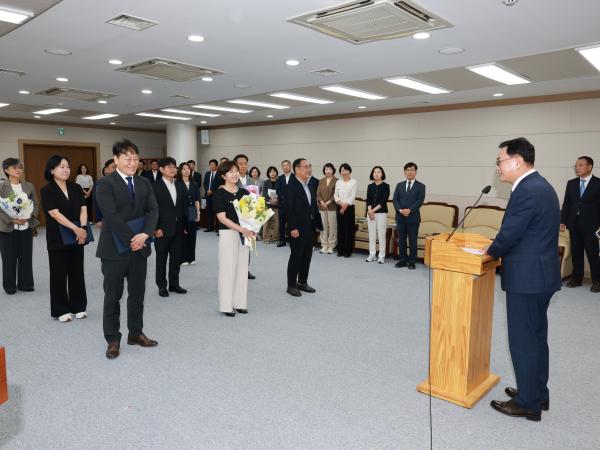 하반기 수시인사 임용장 수여식 8