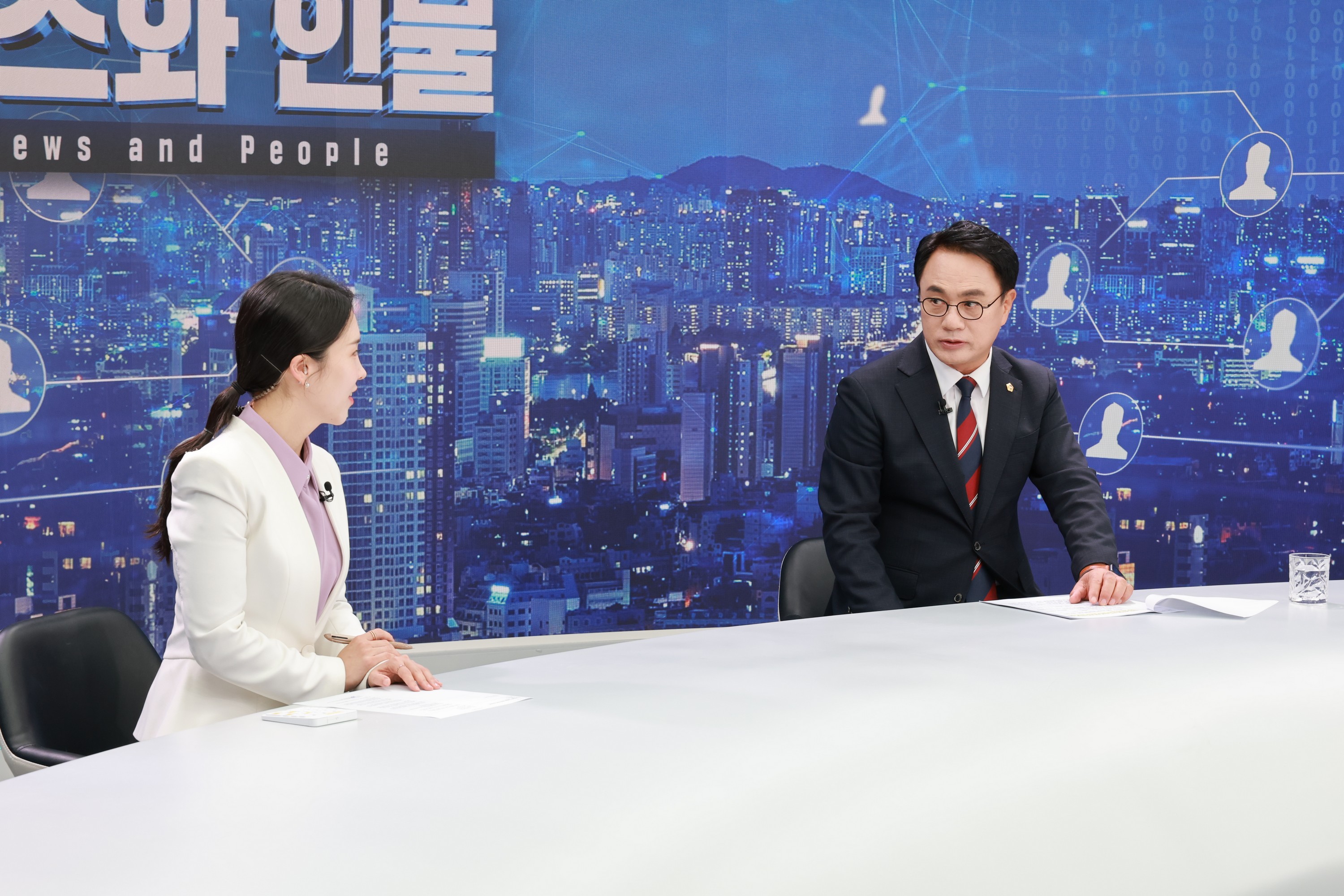 목포MBC 뉴스와 인물 녹화 5