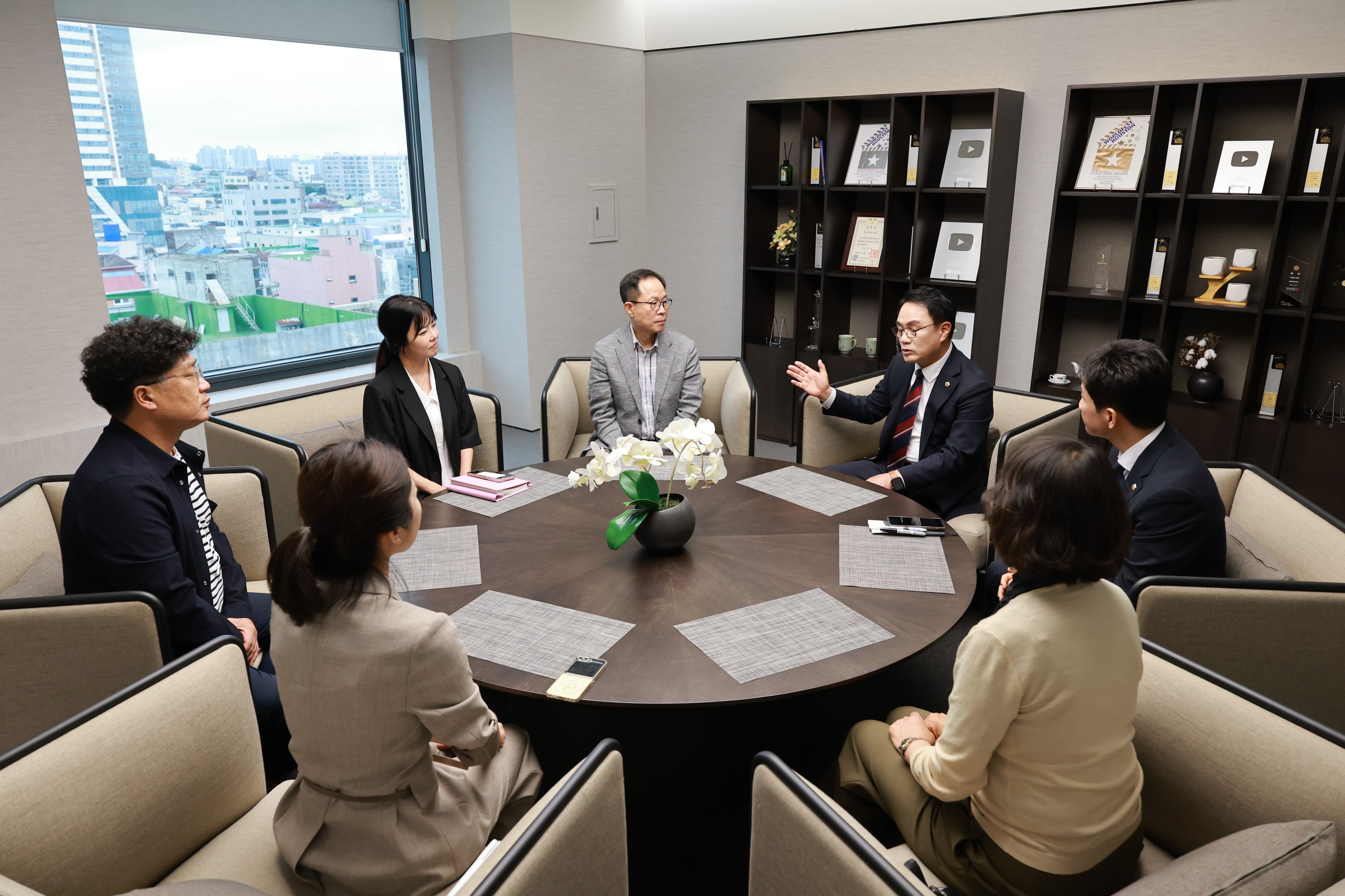 목포MBC 뉴스와 인물 녹화 8
