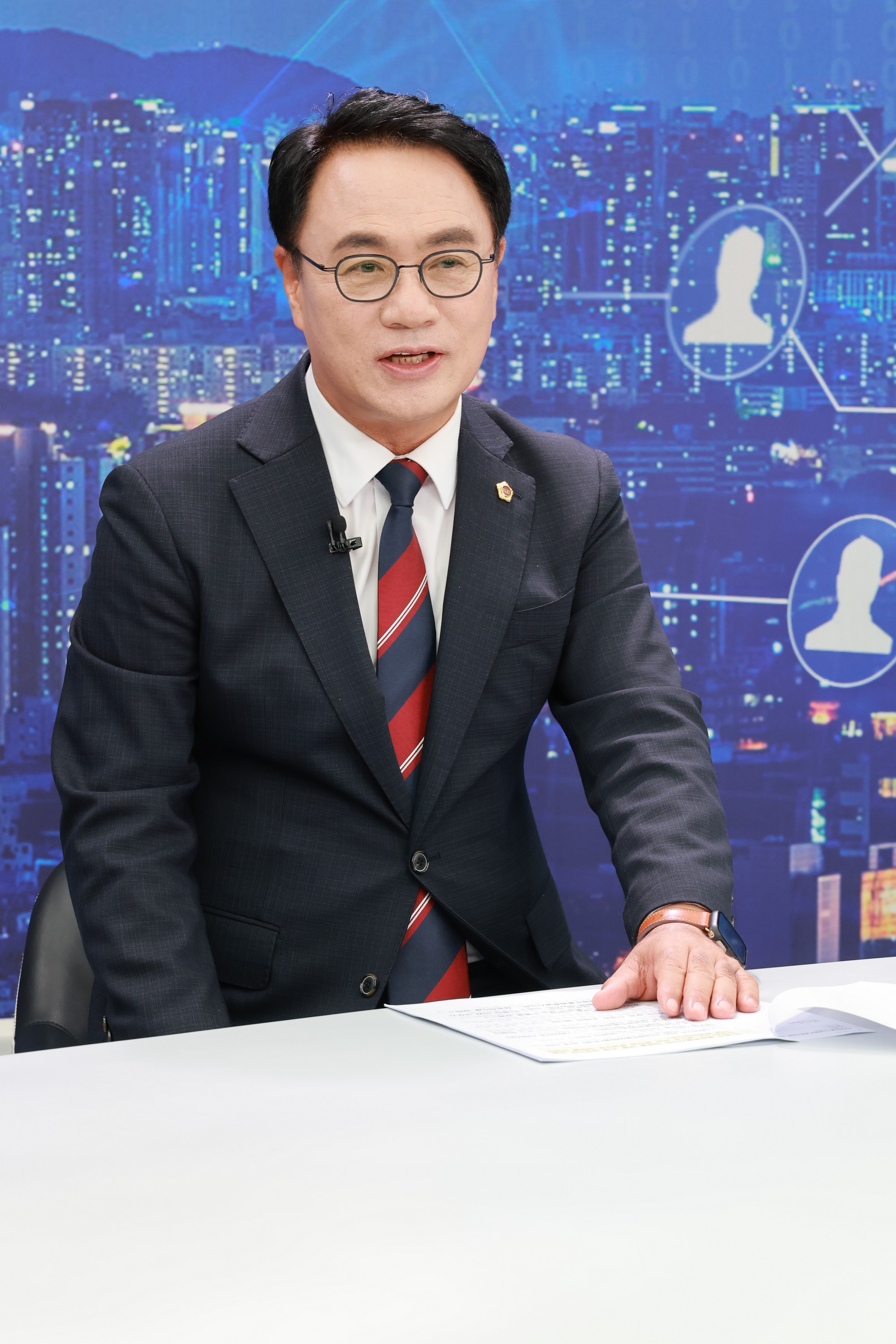 목포MBC 뉴스와 인물 녹화 1