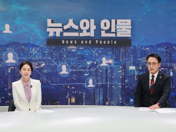 목포MBC 뉴스와 인물 녹화 6
