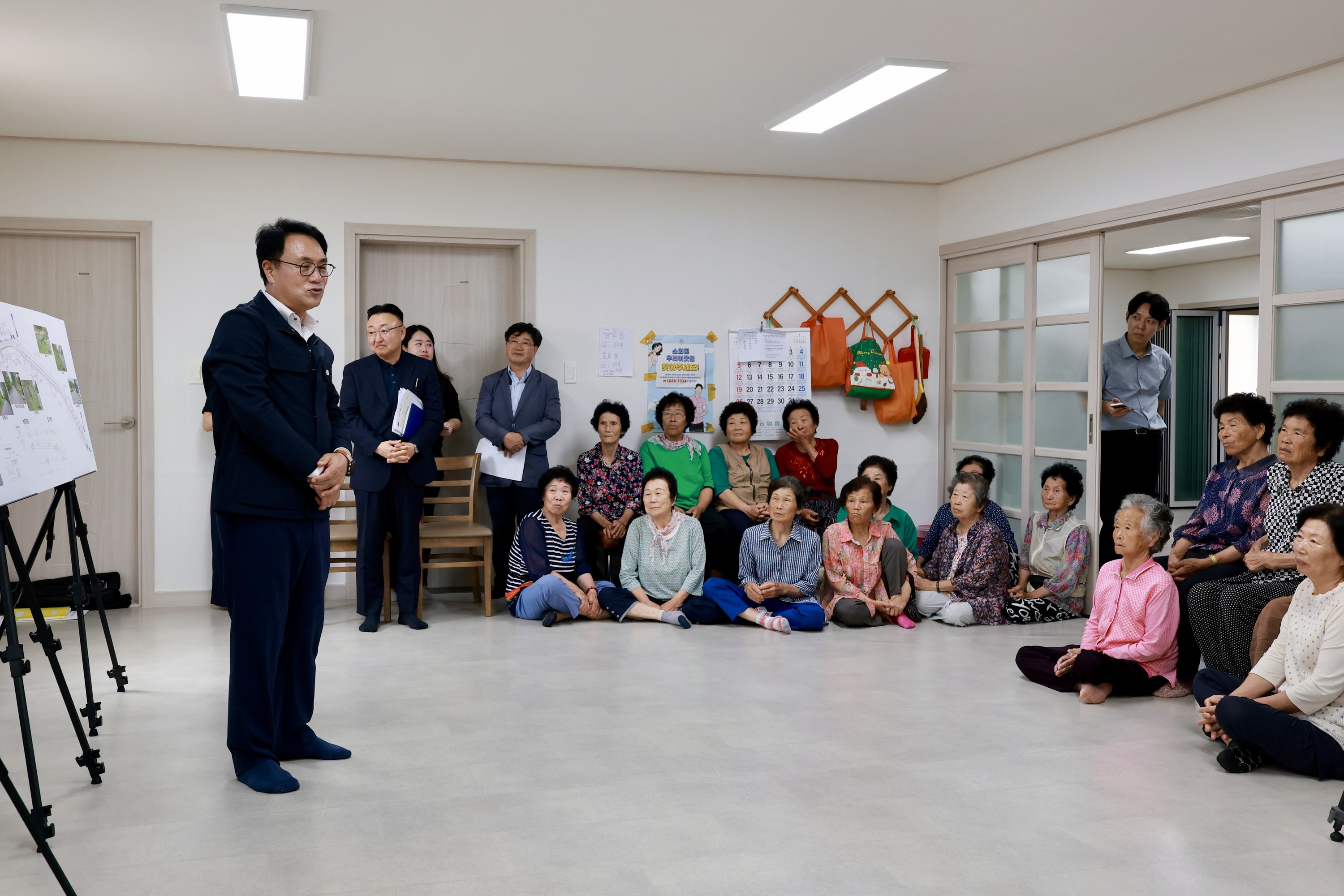 지방도830호선 두원 용반 갓길 주민설명회 2