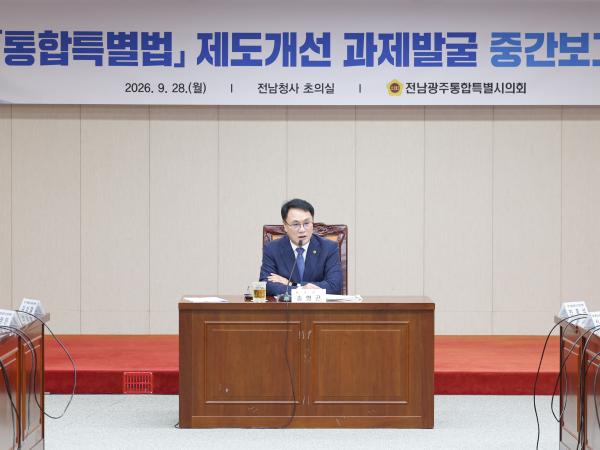 통합특별법 제도개선 과제발굴 중간보고회