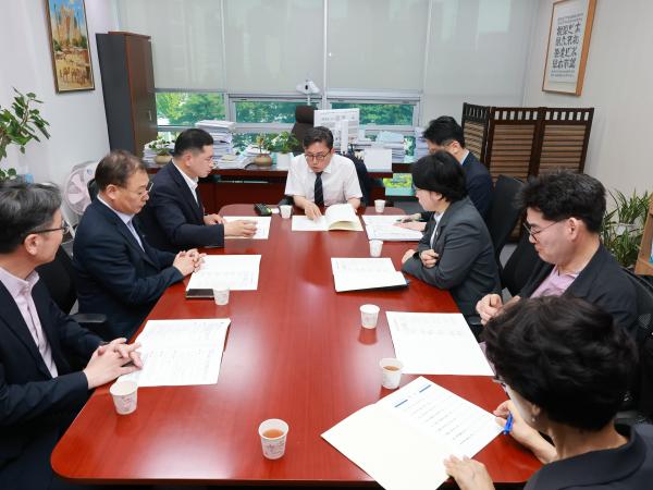 기획재정위원회 국회 예결위원장 등 면담, 27년 본예산 국비반영 건의 6