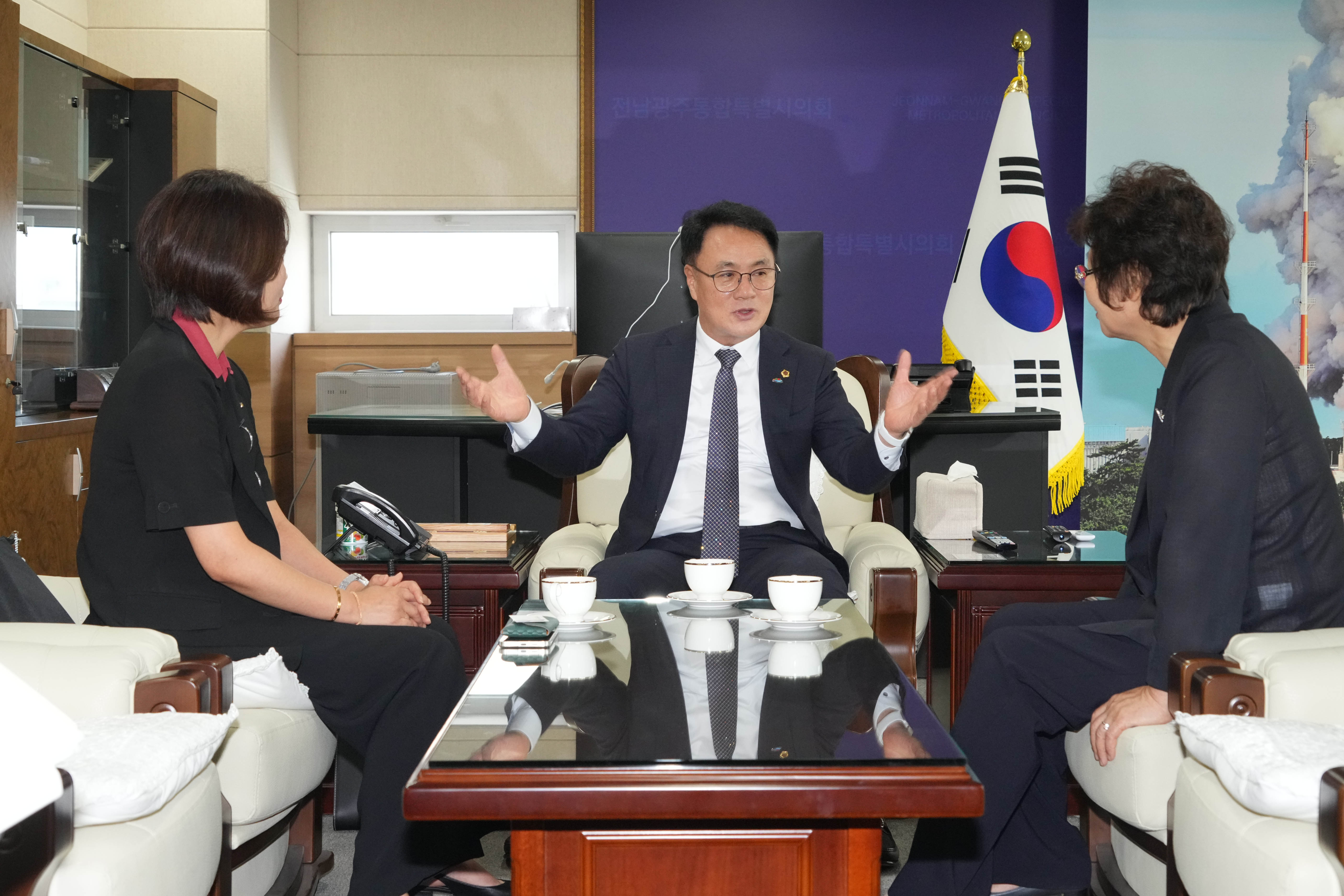  광주YWCA 회장 방문 3
