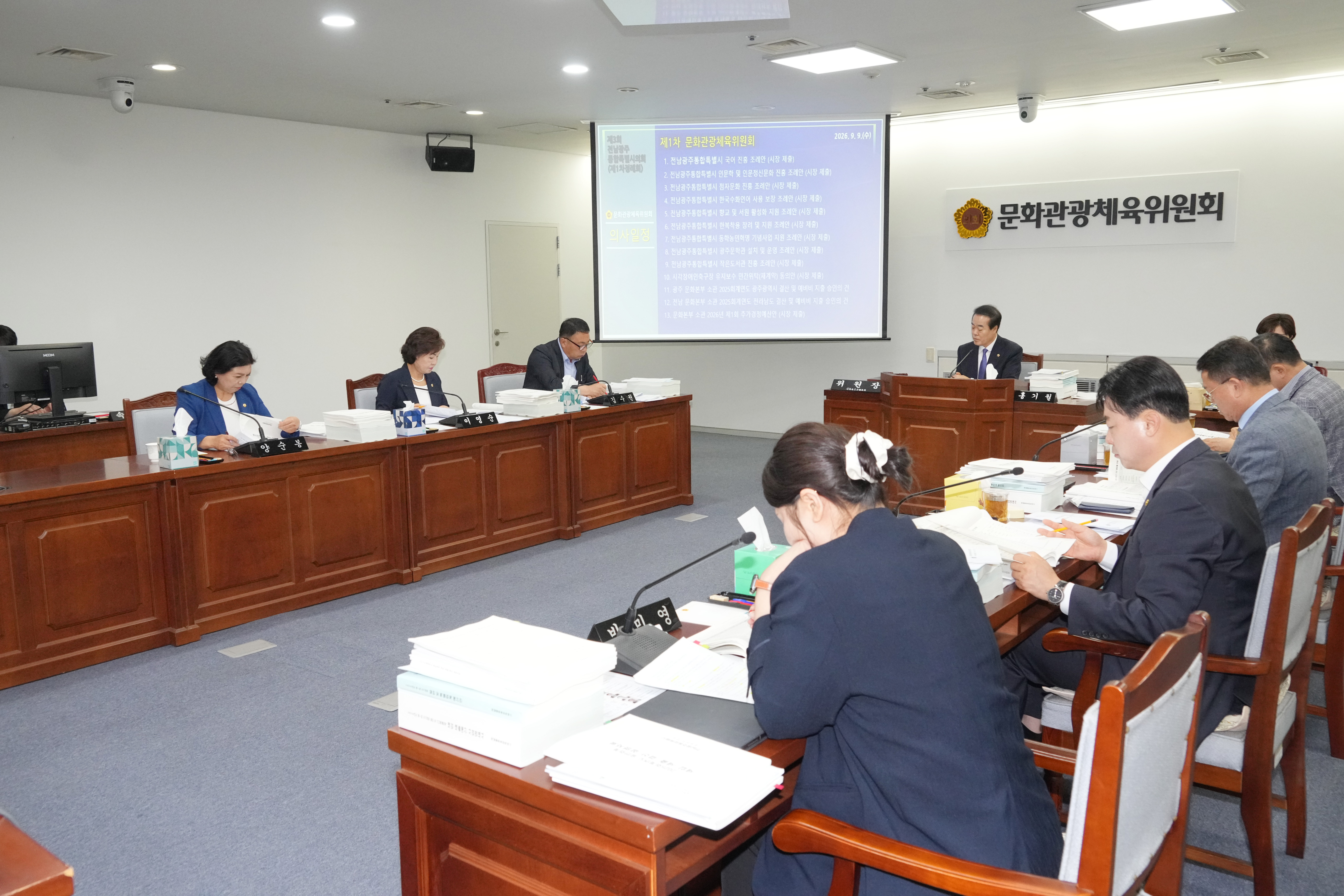 제3회 1차 정례회 문화관광체육위원회 2