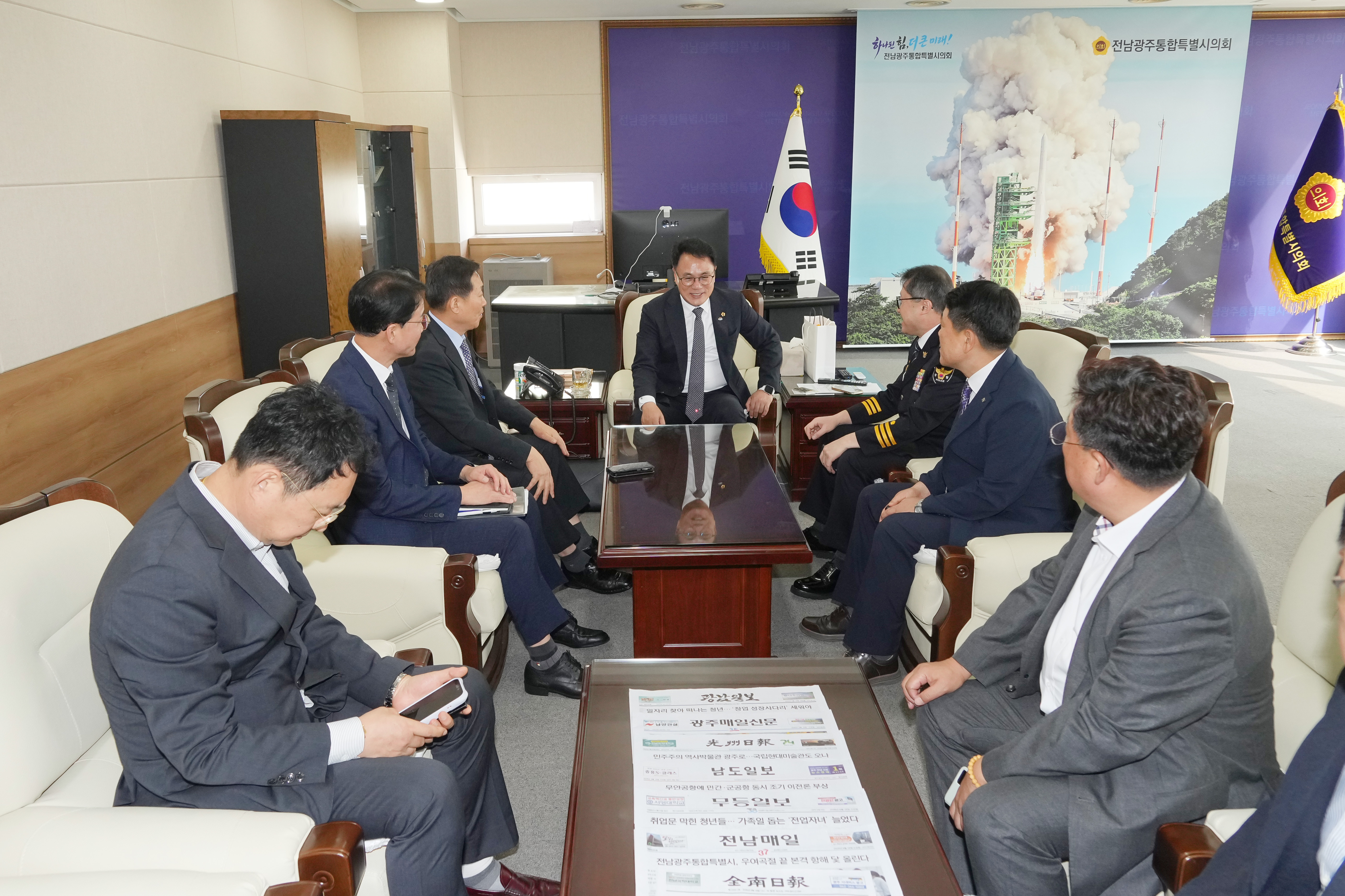 광주경찰청장방문 3