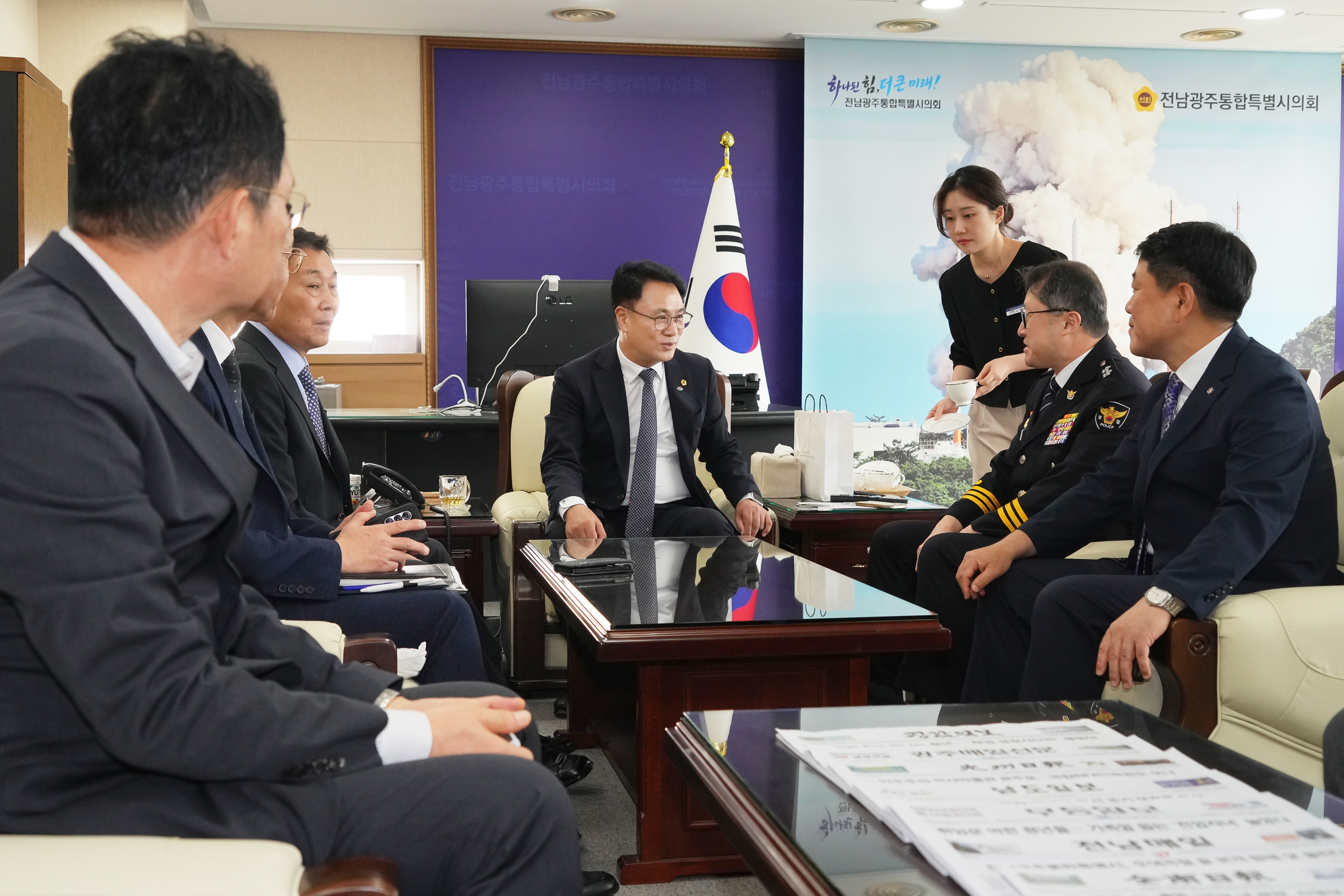 광주경찰청장방문 6