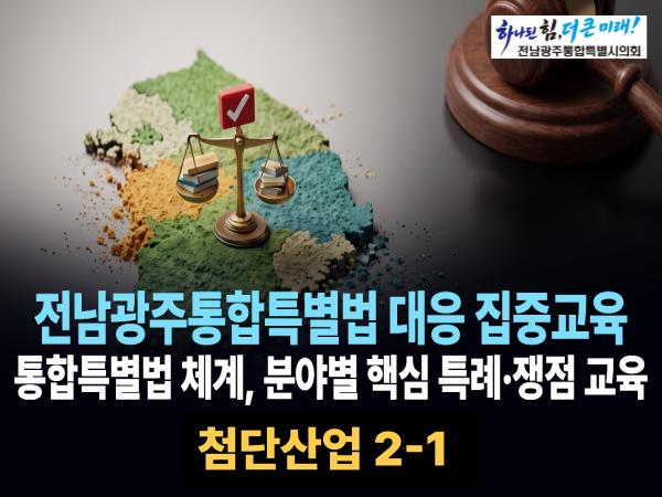 첨단산업 2-1(전남광주통합특별법)